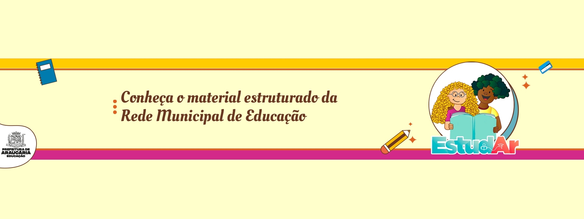 SMED - Banner TOPO - Projeto EstudAr