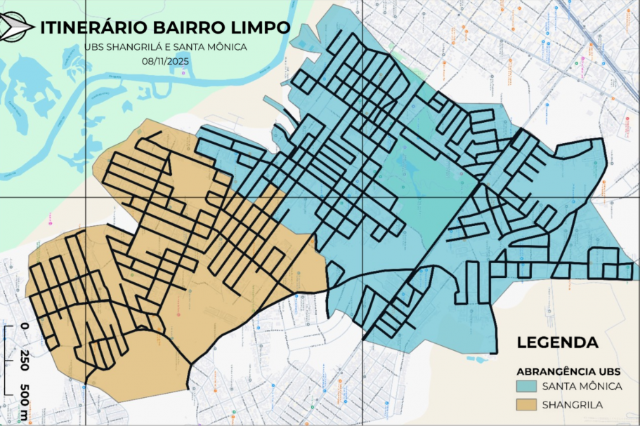 Programa Bairro Limpo realiza coleta neste sábado nas regiões das UBSs Santa Mônica e Shangri-lá