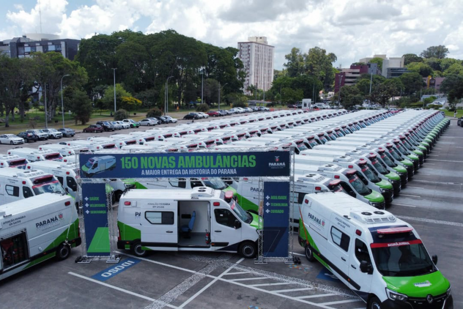 Araucária recebe ambulância estilo "UTI móvel" do Governo do Estado