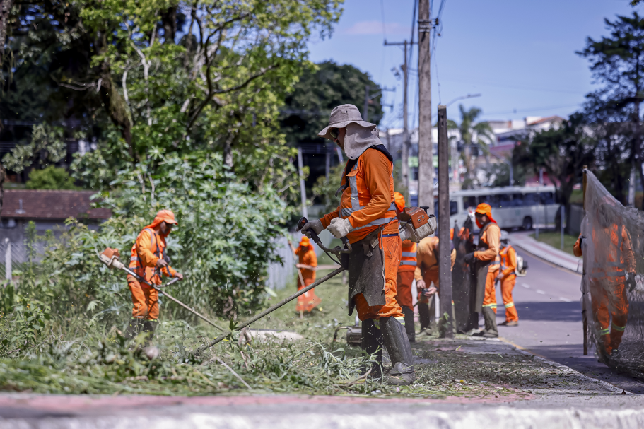 Serviço de roçada já cobriu quase 700 mil m² em dezembro