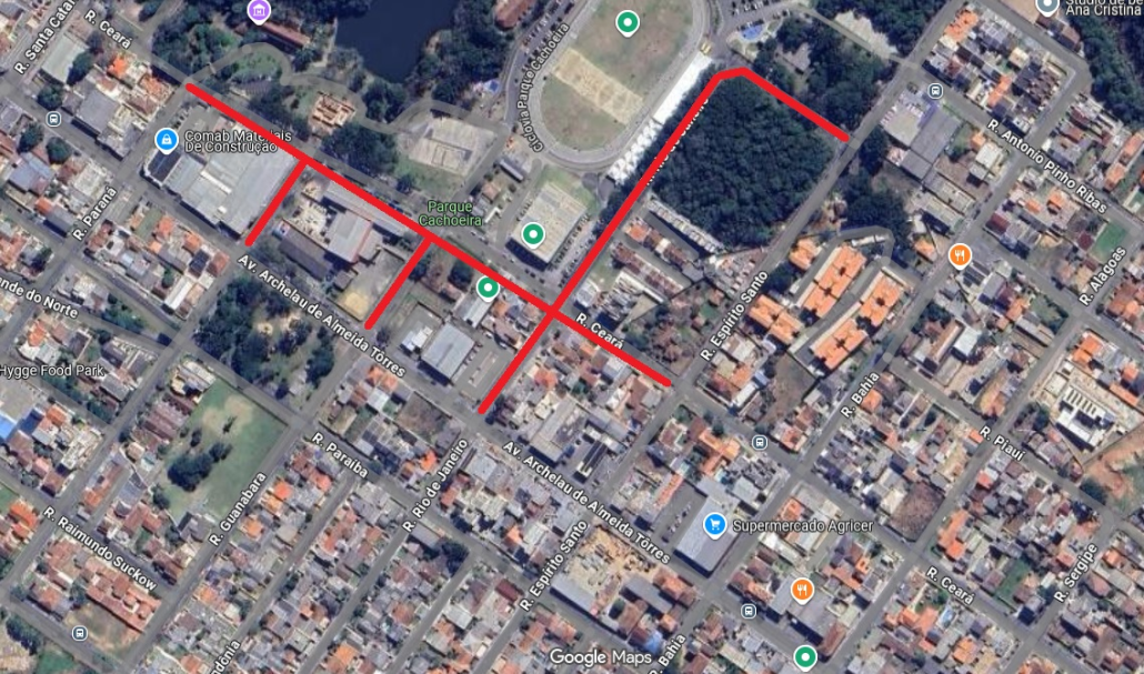 Bloqueio temporário de trânsito na região da Festa do Trabalhador