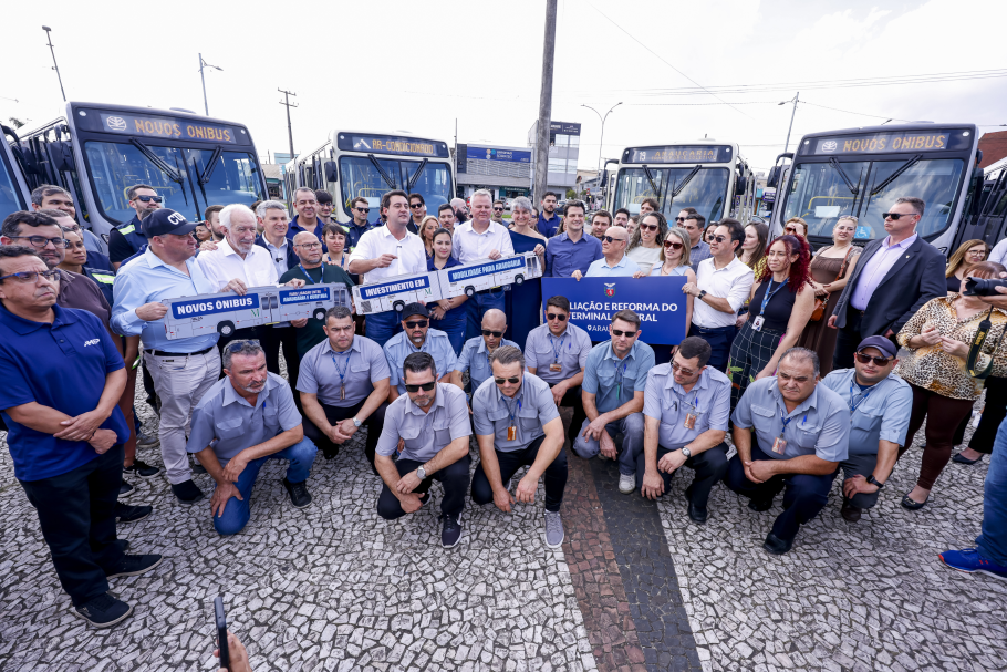 Parceria com o Governo Estadual garante reforma e ampliação do Terminal Central de Araucária